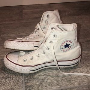 High top white converse